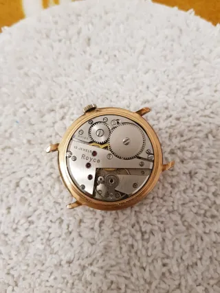 Reloj Royce Antimanético Dorado y Blanco