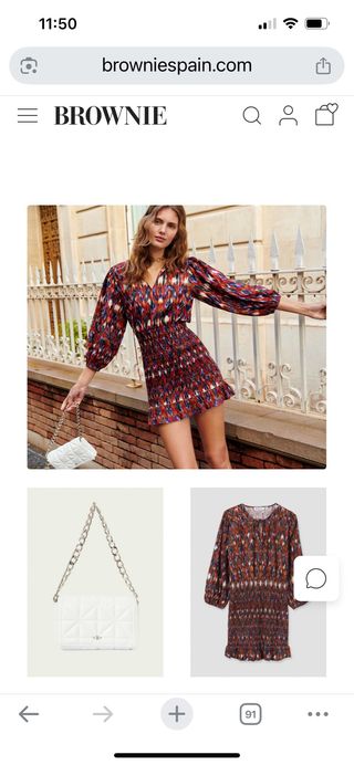 Vestido Brownie nuevo con etiquetas