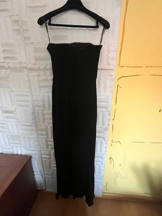 Vestido de gala Rosa Clará Negro Dorado