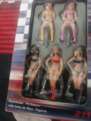 Figuras Scalextric Carrera Pit Babes Ref 21114
