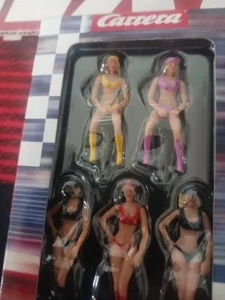 Figuras Scalextric Carrera Pit Babes Ref 21114