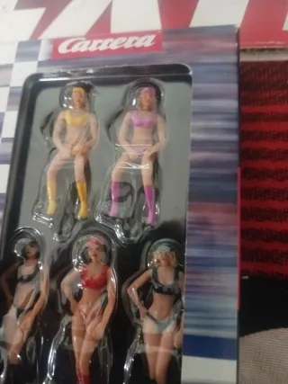 Figuras Scalextric Carrera Pit Babes Ref 21114