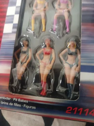Figuras Scalextric Carrera Pit Babes Ref 21114