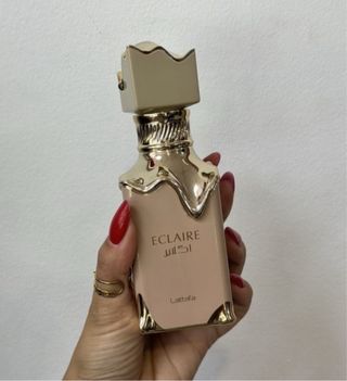 Perfume Eclaire Lattafa Dorado y Rosa