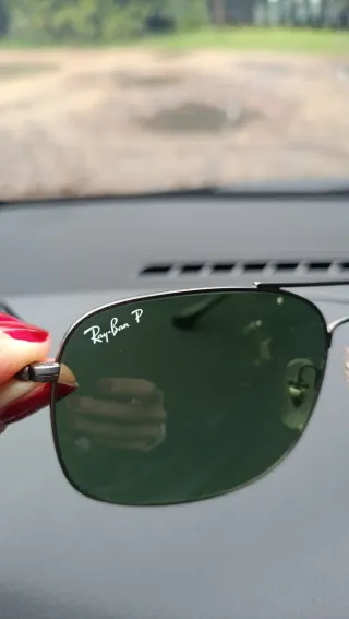 Gafas de Sol Ray-Ban Verdes y Plateadas