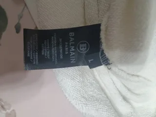 Felpa Balmain Paris bianca