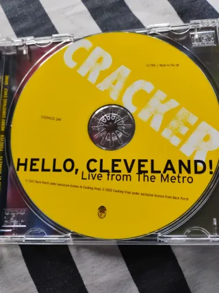 CD Cracker Hello Cleveland! Live from The Metro