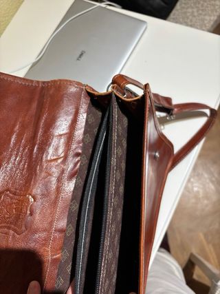 Maletín Cartera Cuero Marrón