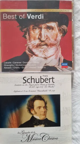 2 CD Best of Verdi - Pavarotti, Domingo y Schubert