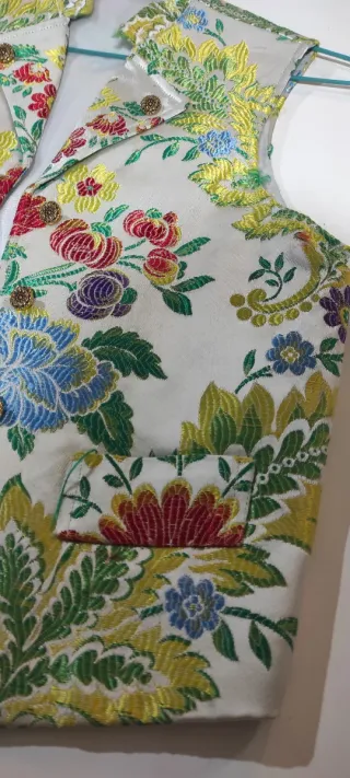 Chaleco Fallero Hombre Brocado