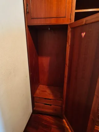 Mueble antiguo madera para restaurar