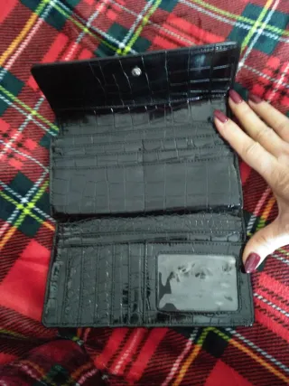 Portafoglio donna grande Segue nero