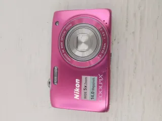 Cámara Nikon Coolpix S3100 Rosa