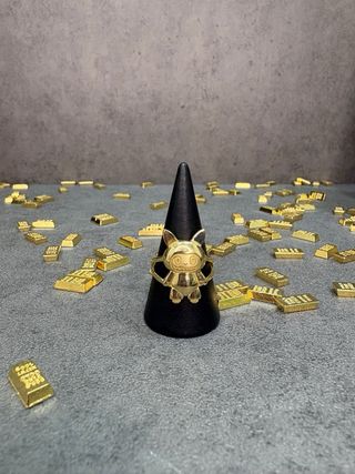 Anillo Labubu Oro 18k