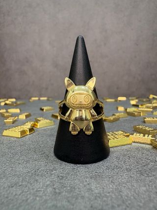 Anillo Labubu Oro 18k