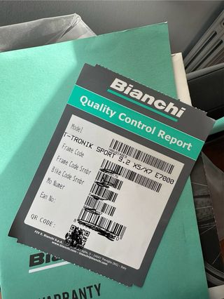 Bicicleta Eléctrica Bianchi T-TRONIK SPORT 9.2