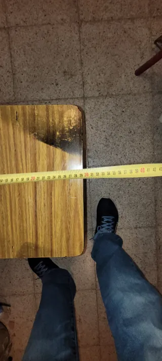 Taburete vintage formica y metal