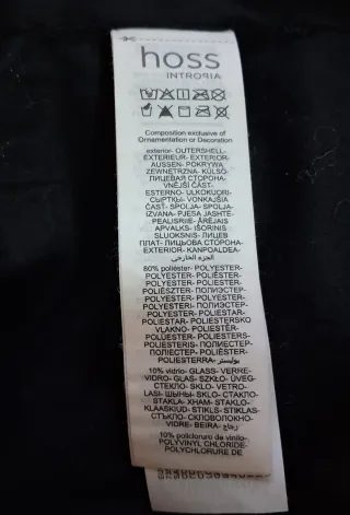 Chaqueta Hoss Intropia Negra Bordada