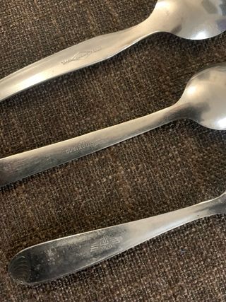 Set 11 cucchiaini assortiti acciaio e bagnato srge