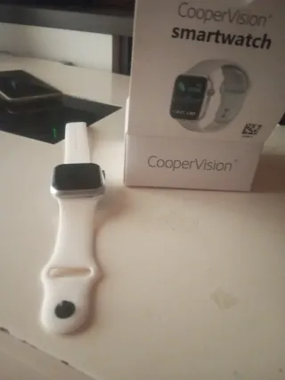 Smartwatch CooperVision Plata y Blanco