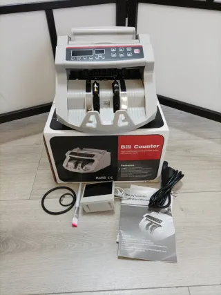 Contador de Billetes Profesional con Detector