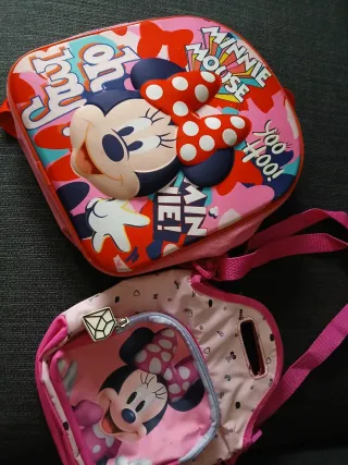 Pack Mochila y Bolso Minnie Mouse Disney