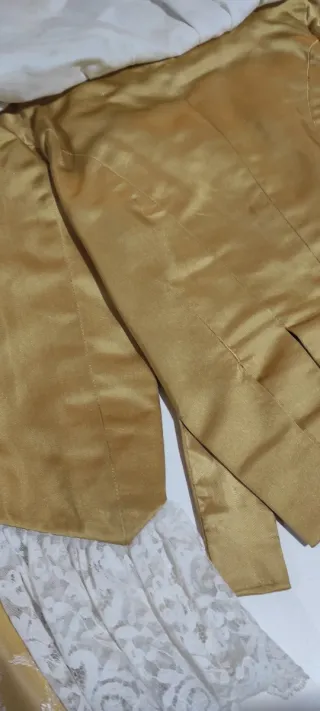 Corpiño Fallera Raso Dorado