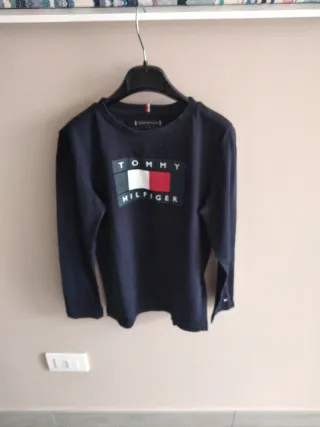 Maglia Tommy Hilfiger bambino blu