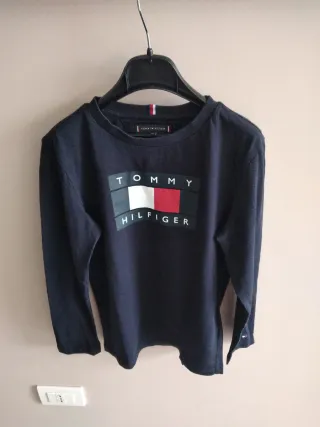 Maglia Tommy Hilfiger bambino blu