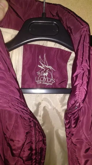 Chaqueta acolchada morada -Talla: 38