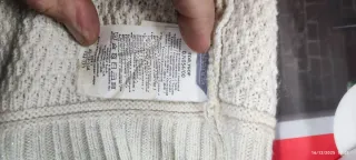 Cappellino cotone in maglia decorativo