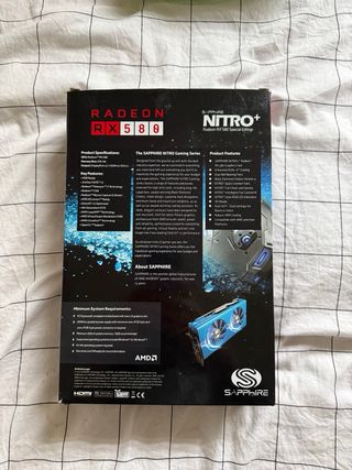 Sapphire Nitro+ RX 580 8GB GDDR5 Tarjeta Gráfica