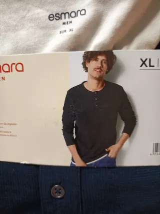 Lote 2 Camisetas Manga Larga Esmara XL