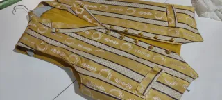 Chaleco Fallero Talla 58 Dorado y chocolate