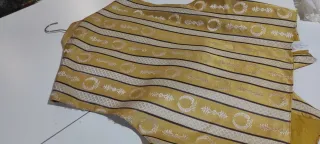 Chaleco Fallero Talla 58 Dorado y chocolate