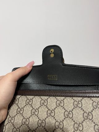 Portafoglio Gucci Beige/Marrone GG Supreme