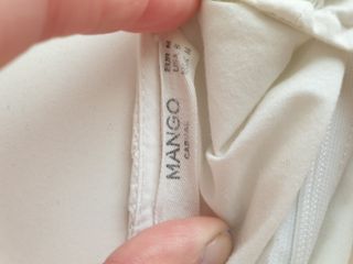 Blusa blanca Mango Talla S