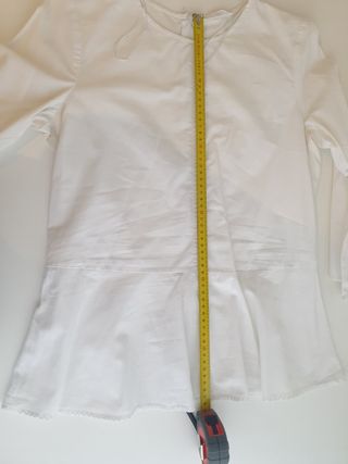 Blusa blanca Mango Talla S