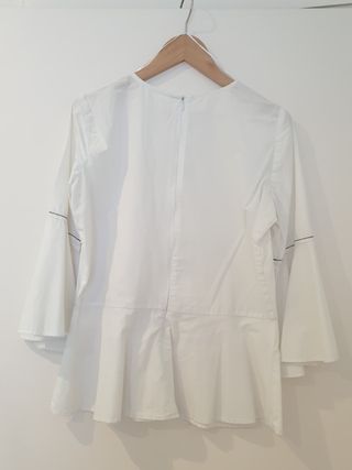 Blusa blanca Mango Talla S