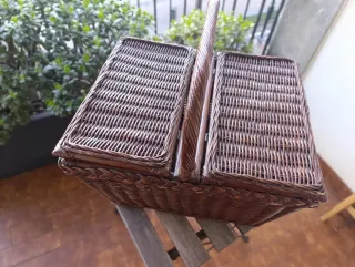 Cesto de picnic mimbre