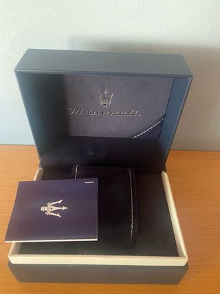 Reloj Maserati Plata y Rosa