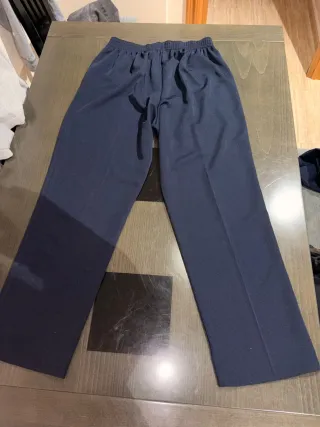 Pantalones mujer talla L azul