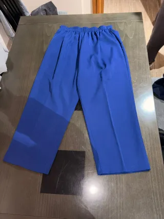 Pantalones mujer talla L azul