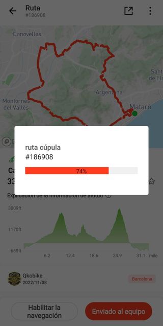 Ciclocomputador GPS iGS620