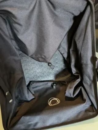 TEXTIL DE SILLA Y CESTA  BUGABOO CAMALEÓN 3 NEGRO