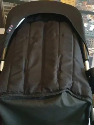 TEXTIL DE SILLA Y CESTA  BUGABOO CAMALEÓN 3 NEGRO