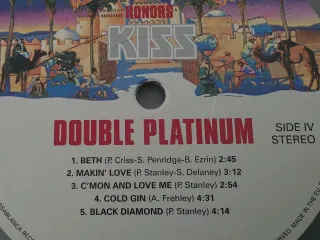 KISS - Double Platinum | Box Platinum Award | 2LP