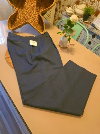 Pantalón de vestir caballero gris talla 52