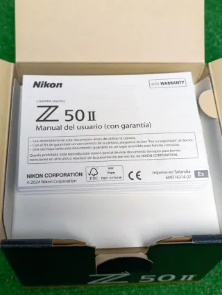 Cámara Nikon Z50II Cuerpo