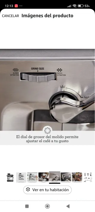 Cafetera profesional Sage Barista Express Impress